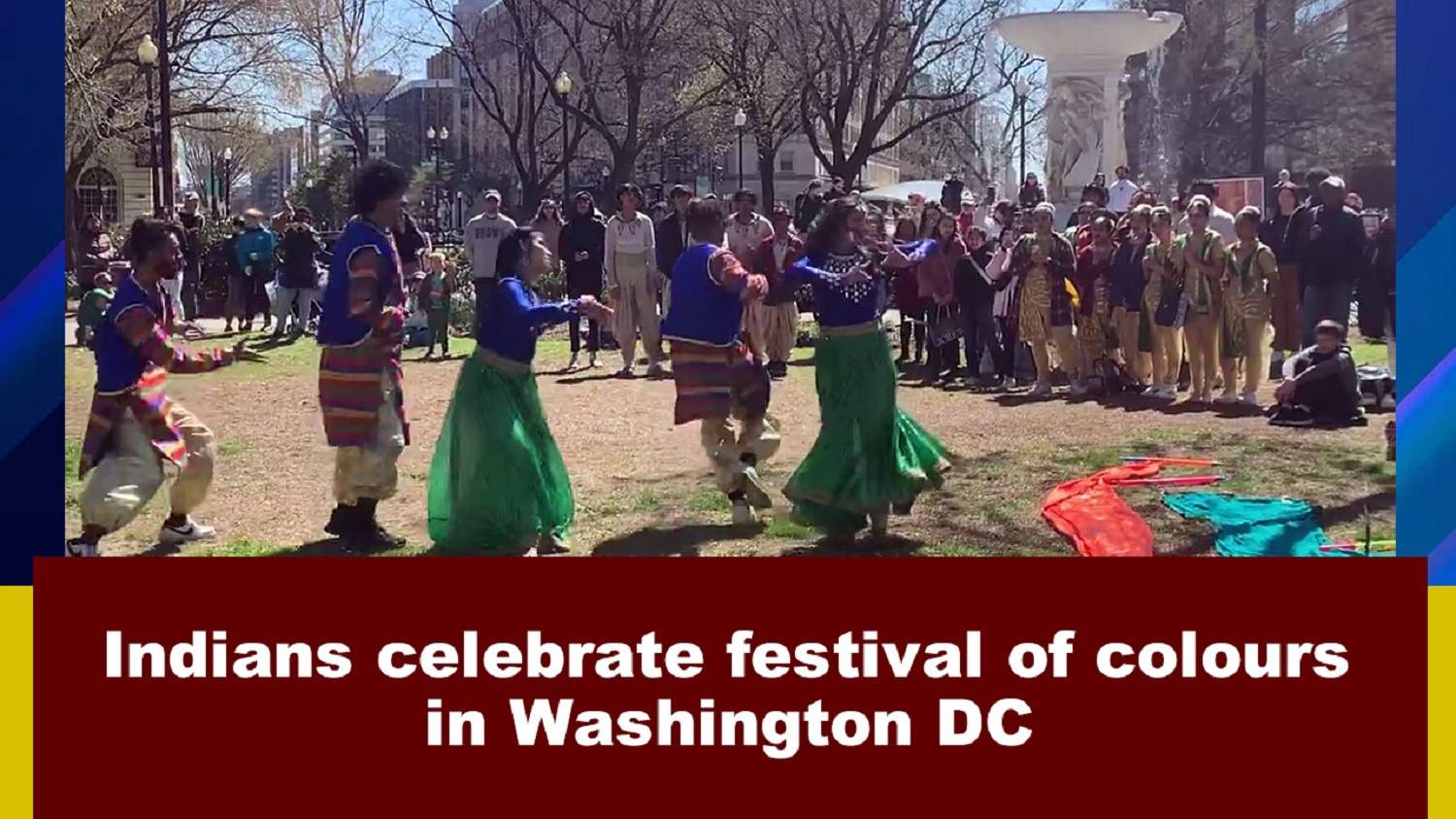 Indians celebrate festival of colours in Washington DC
